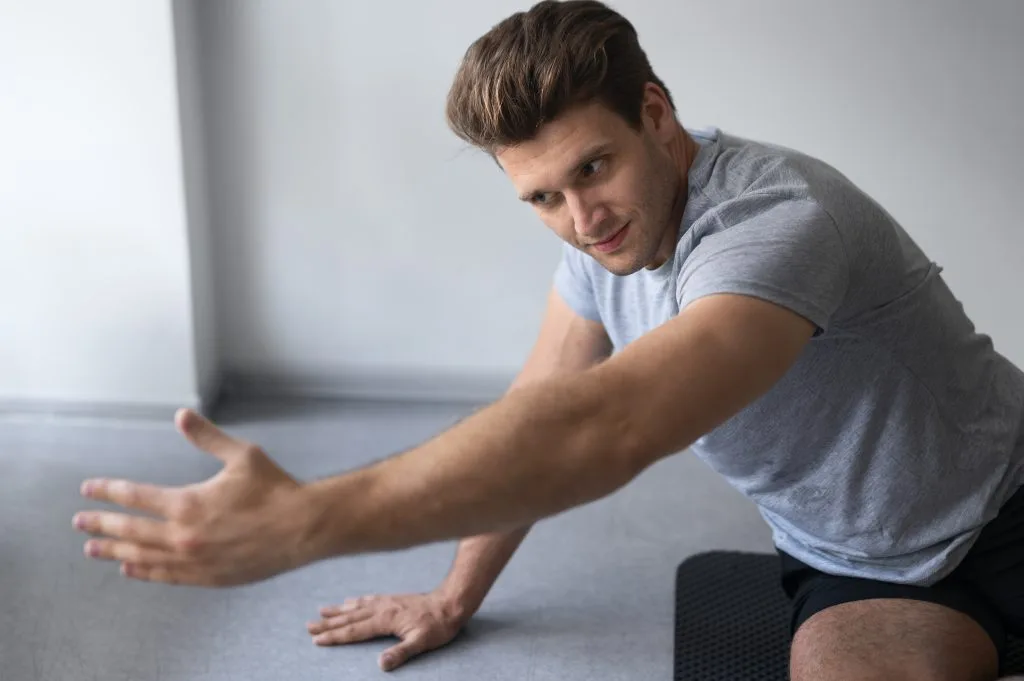 Home-based physiotherapy by the patient