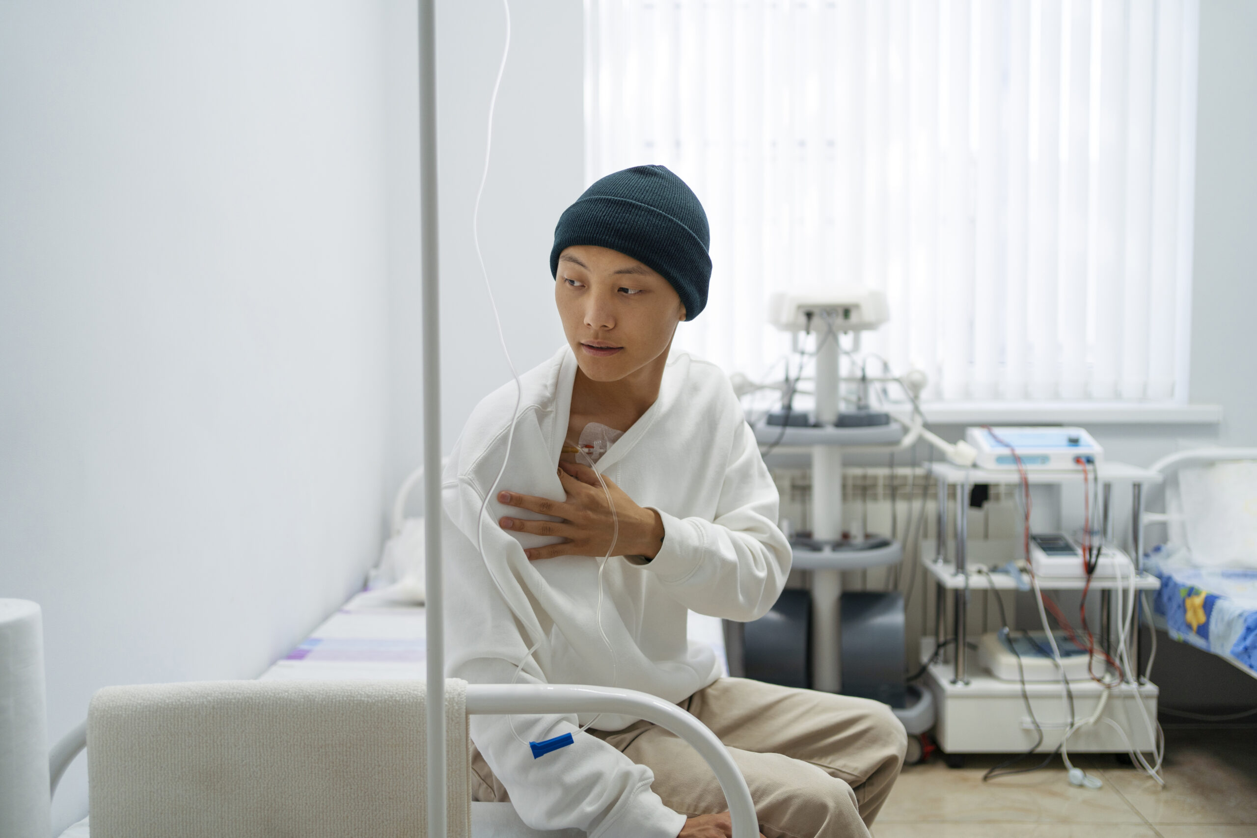 Home visit for a cancer patient