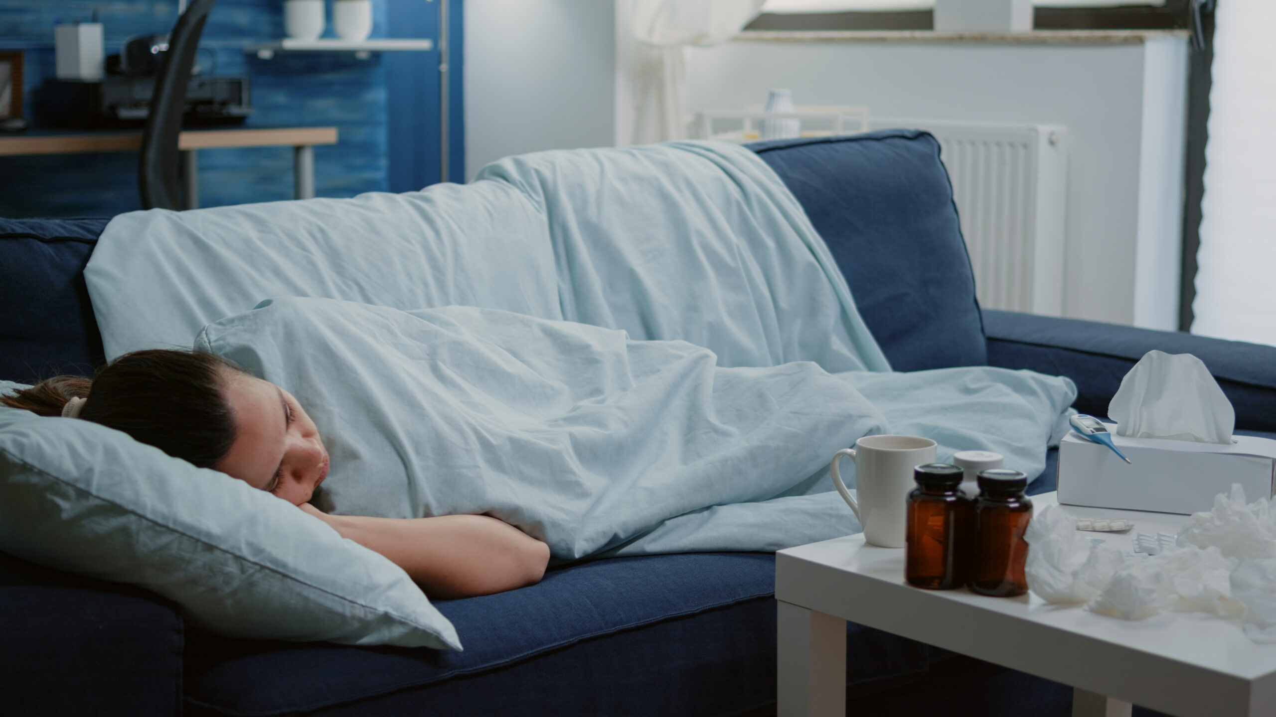 Sleep in hospital & Sleep in home