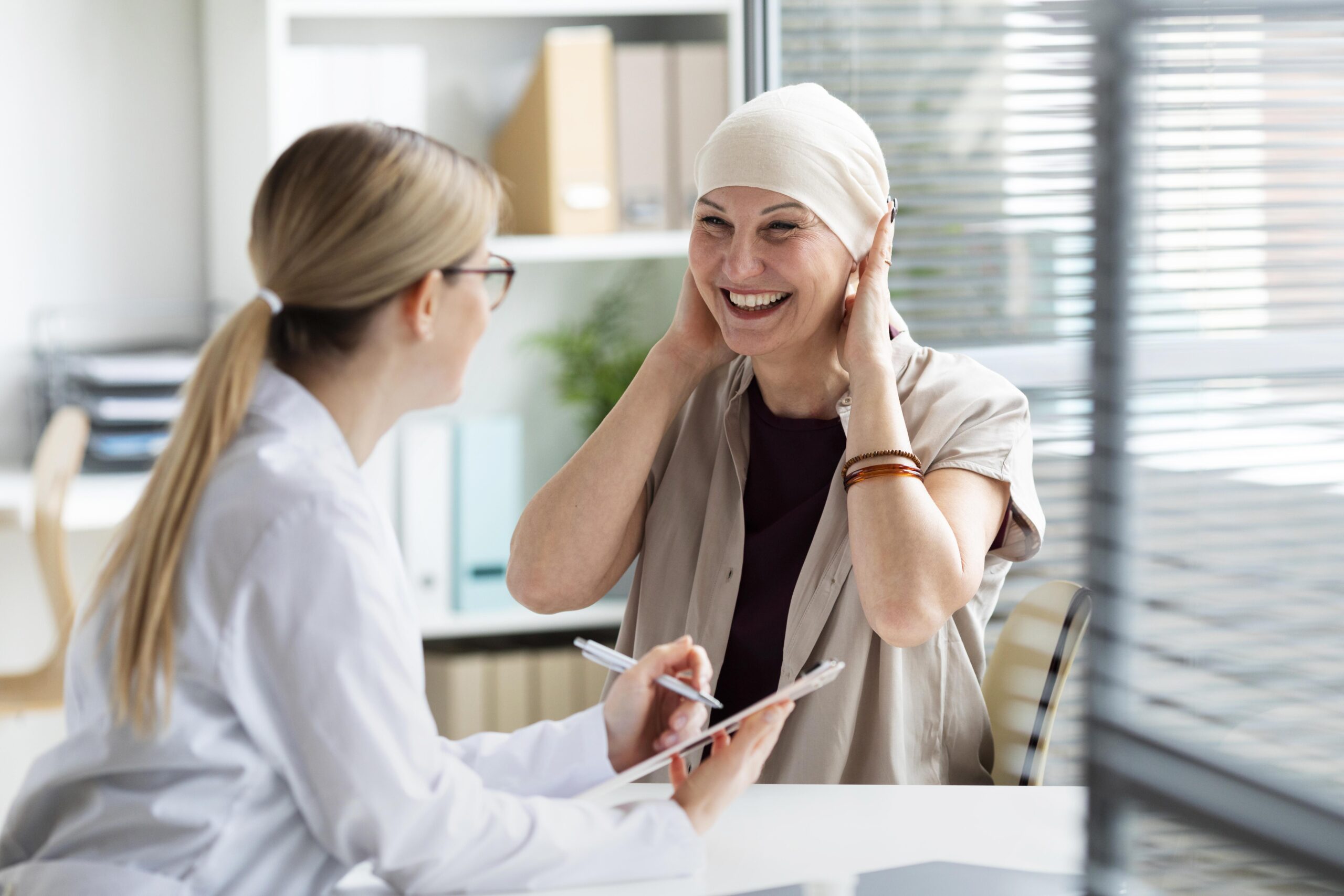 Home visit for a cancer patient
