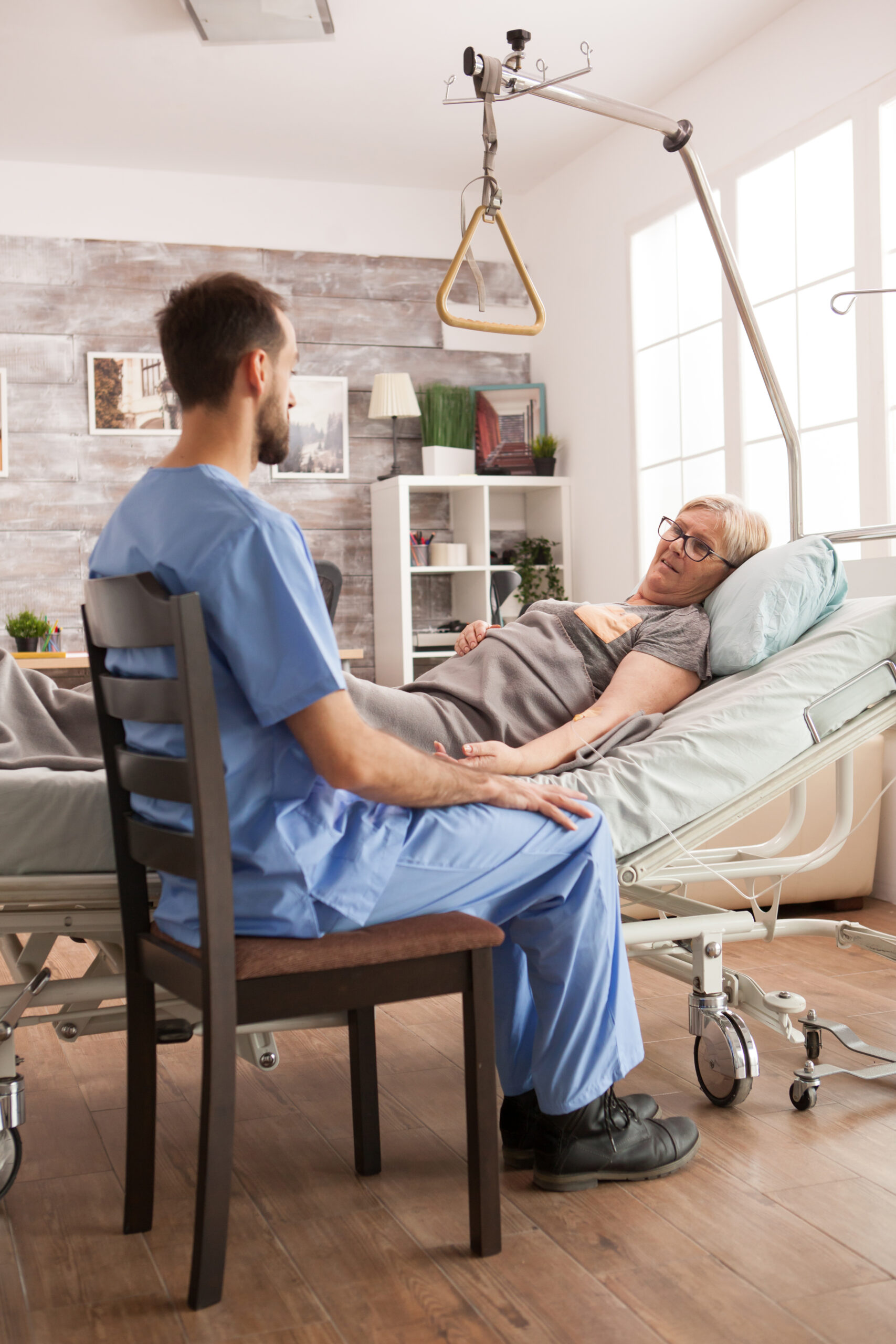 Doctor visit in home 